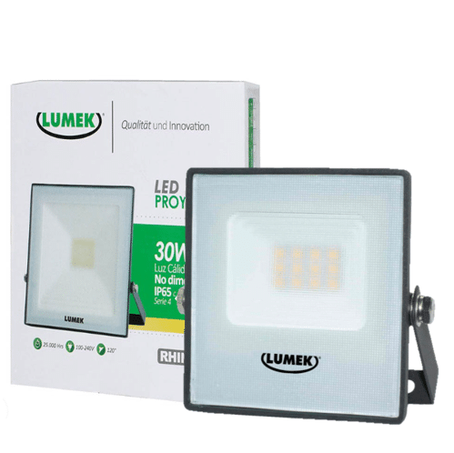Reflector LED Lumek 30W Luz Cálida