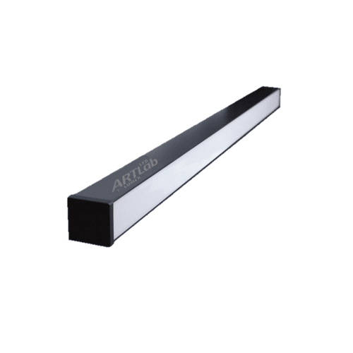Luminaria LED Lumek Líneal Negra 40W Luz Neutra ARTLAB