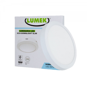 Panel LED Lumek Redondo de Sobreponer 24W Luz Blanca