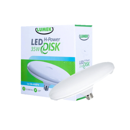 Bombillo LED Lumek E27 Eco Power Disk 35W 6500K