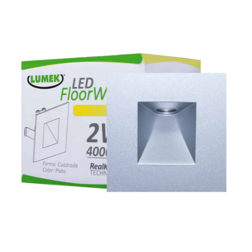Bombillo LED Lumek Floor Wash 2W 4000K Silver