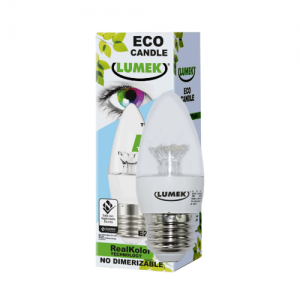 Bombillo LED Lumek E27 Eco Vela 6.5W 6500K