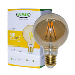 Bombillo LED Lumek E27 Vintage 4W Globo