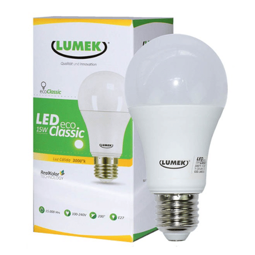 Bombillo LED Lumek E27 Eco Classic 15W 3000K