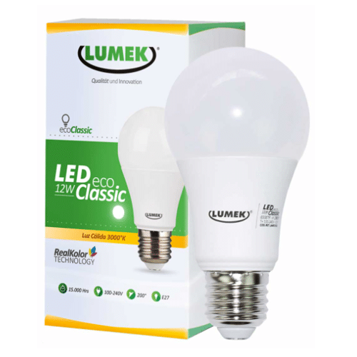 Bombillo LED Lumek E27 Eco Classic 12W 3000K