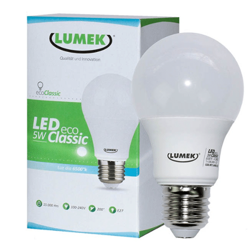 Bombillo LED Lumek E27 Eco Classic 5W 6500K