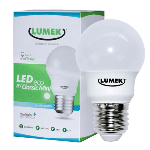 Bombillo LED Lumek E27 Eco Classic 3W 6500K
