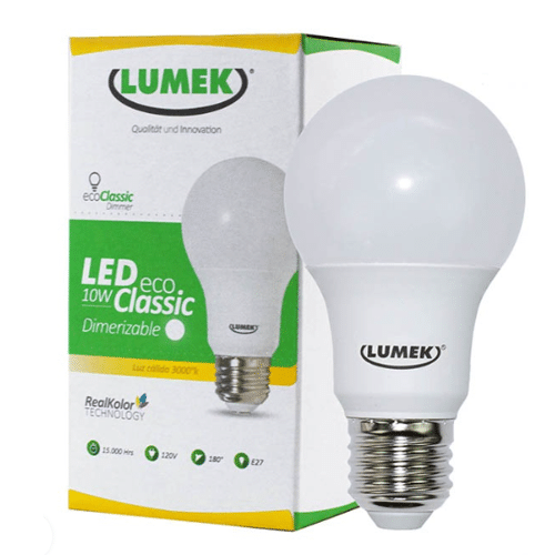 Bombillo LED Lumek E27 Eco Classic Dimmer 10W 3000K