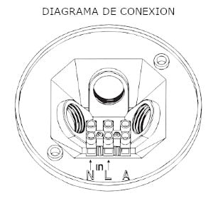 Sensor de Movimiento Ecolite 180° 2 Luces