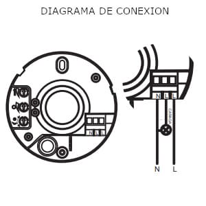 Sensor de Movimiento Importado 360° Microwave