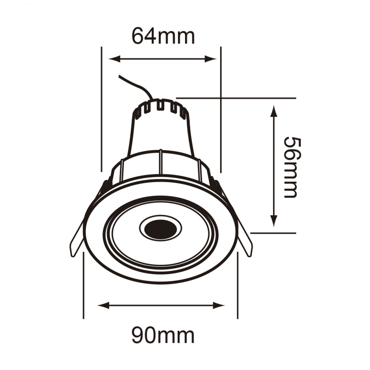 Bala De Techo Naos I 3000K