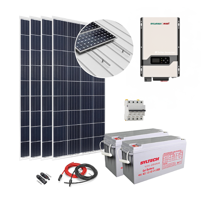 Kit Generación Fotovoltaica OFF-GRID 2160WP