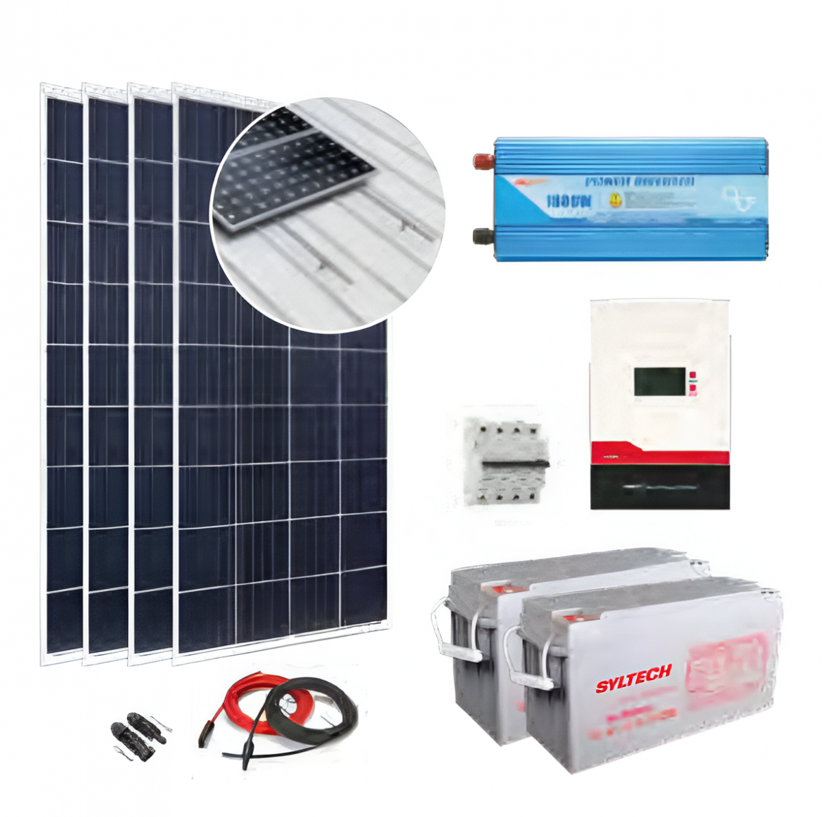 Kit Generación Fotovoltaica OFF-GRID mini 1080W