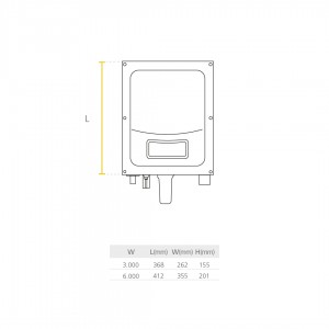 Inversor solar On Grid  3KW