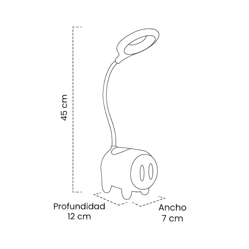 Lámpara Mesa Kids Verde