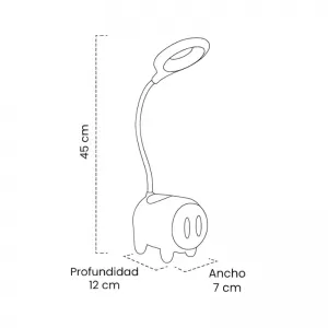 Lámpara Mesa Kids Rosa