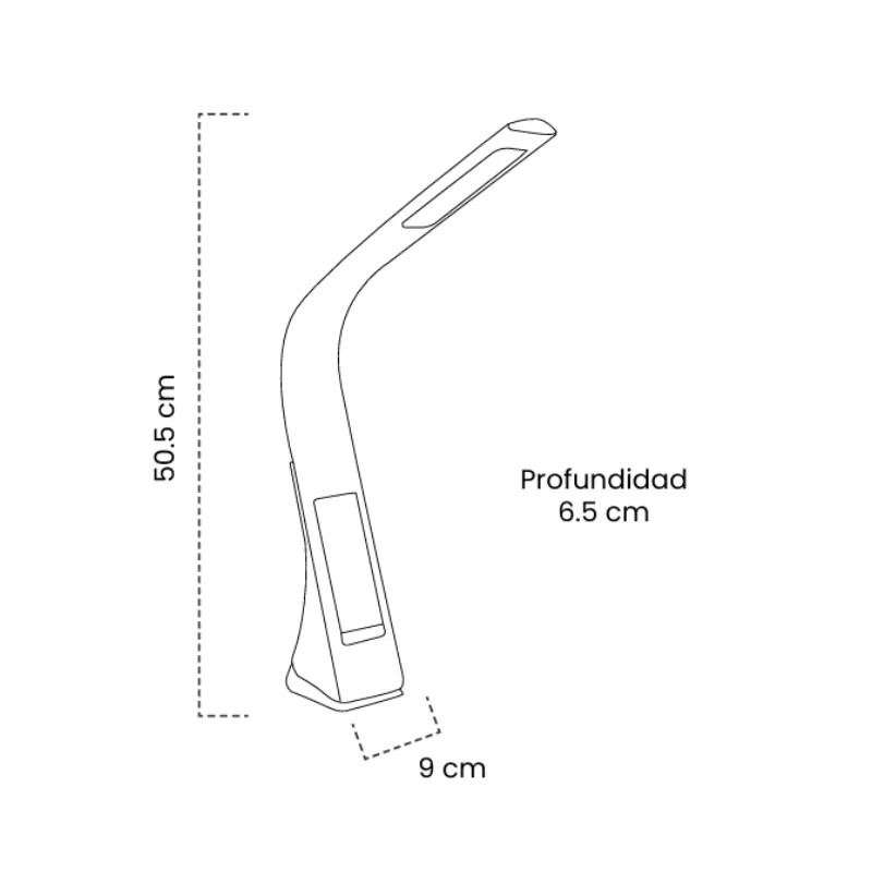 Lámpara Escritorio Luxury 5W Blanca