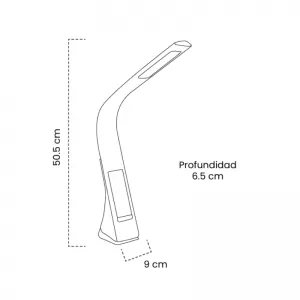Lámpara Escritorio Luxury 5W Blanca