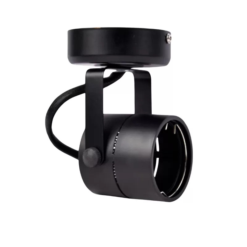 Spot Riel Sobreponer Negro 10W