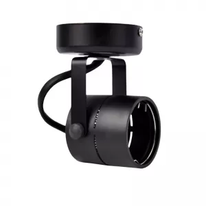 Spot Riel Sobreponer Negro 10W