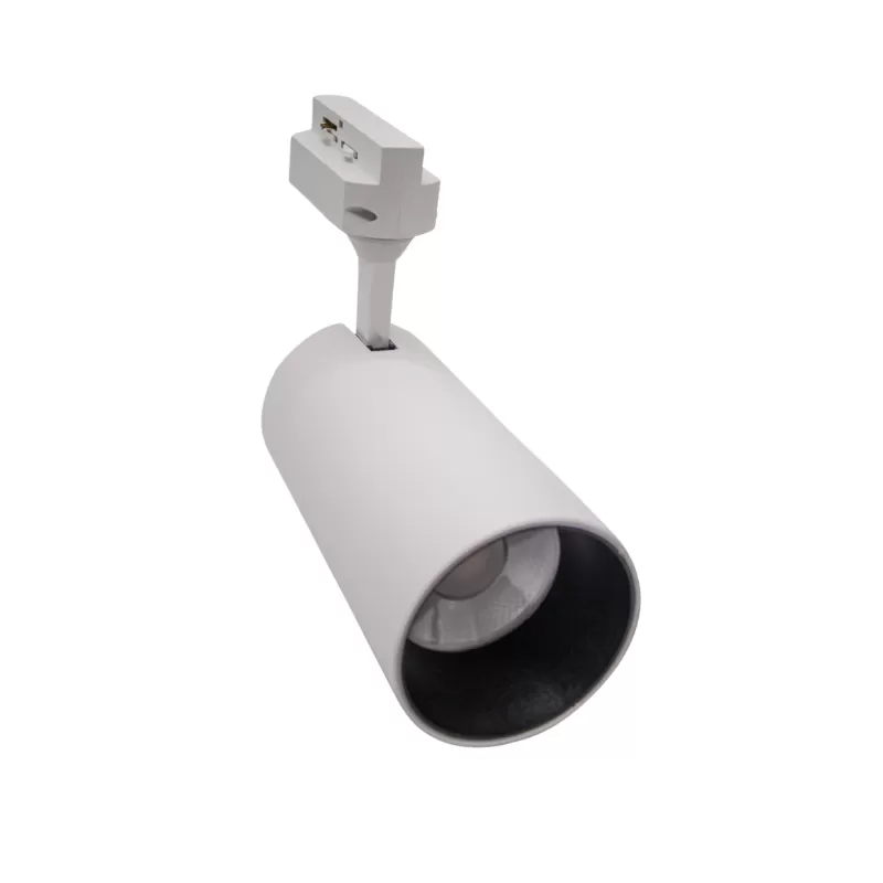Spot Led Liso Blanco 20W Luz Blanca
