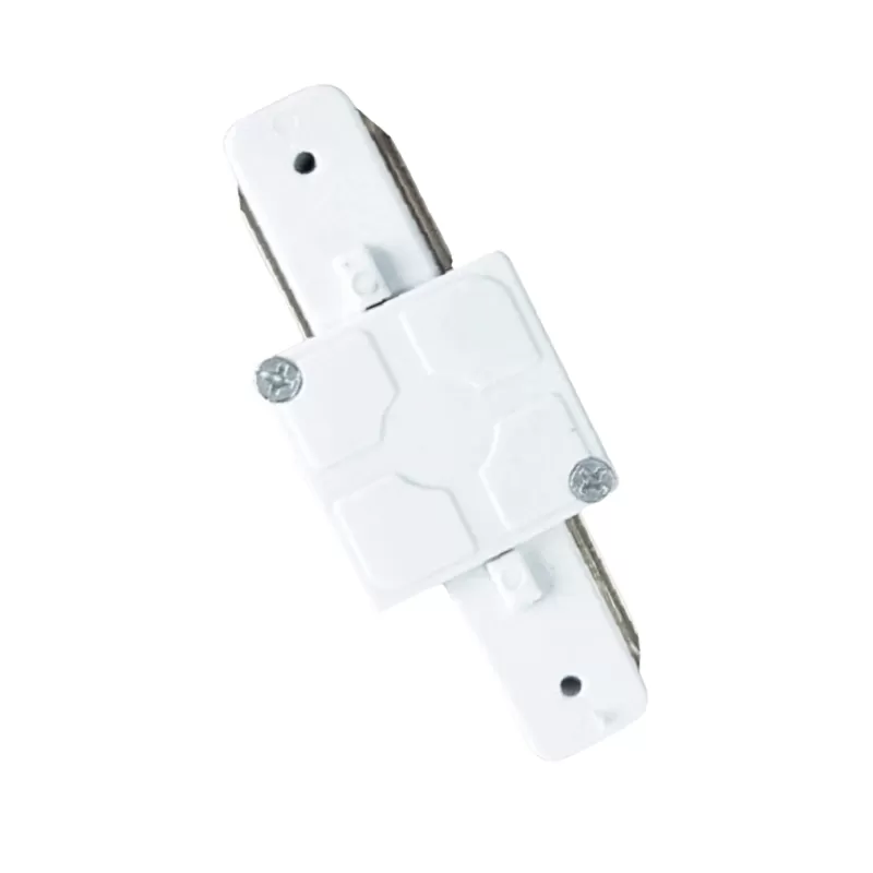 Unión Recta Para Riel Spot Blanca