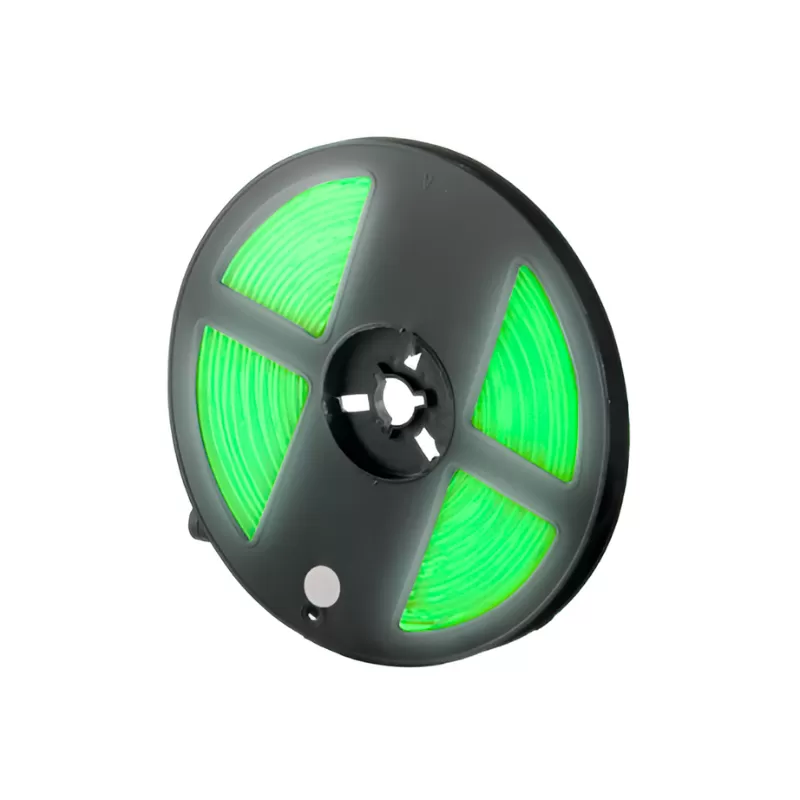 Cinta Led 12V Rollo 5 Metros Luz Verde
