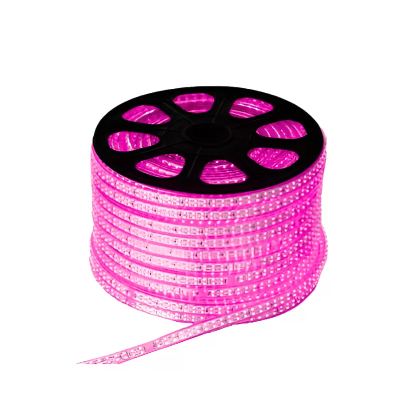 Cinta Led 120V Directa 100m 2835 Luz Fucsia