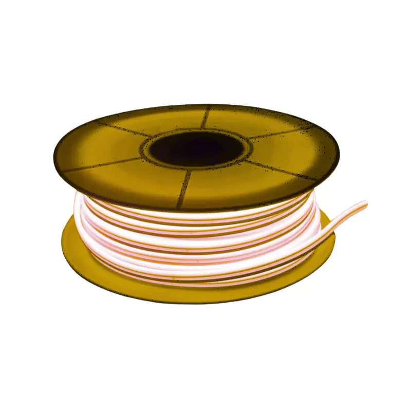 Cinta Led 12V Neón Flex High Lumen X50m Amarilla