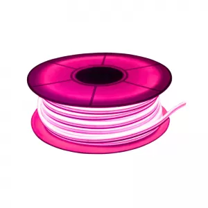 Cinta Led 12V Neón Flex High Lumen X50m Fucsia