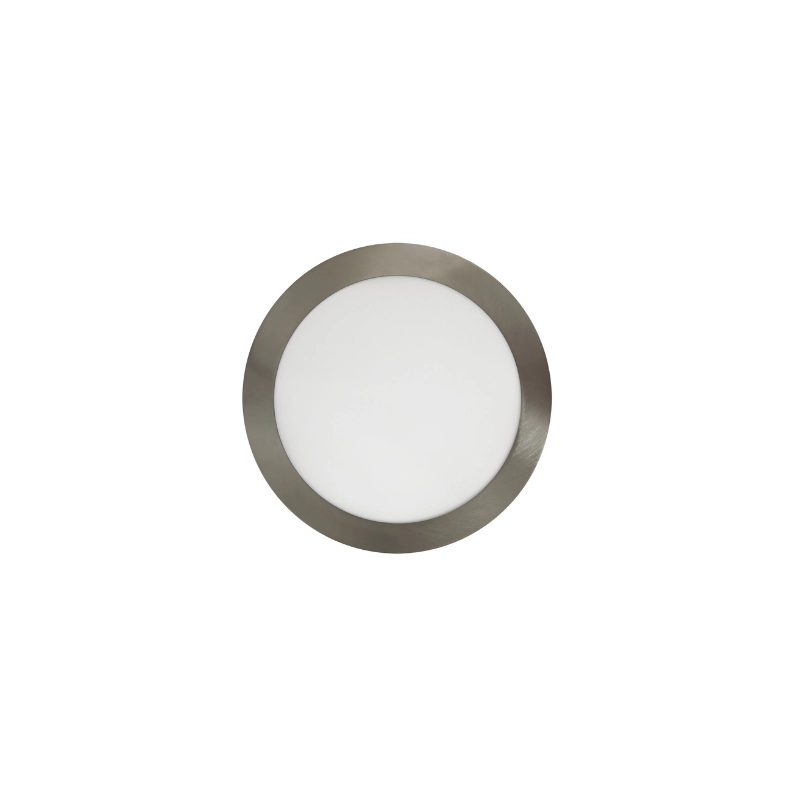 Panel LED Satín Redondo Incrustar 12W 6