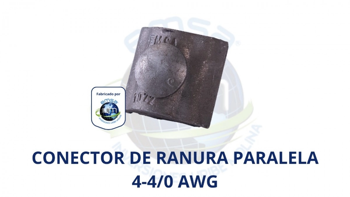 Conector pernado 1 Perno,LP=4-4/0 AWG;Der=4-4/0 AWG ,Aluminio Bimetálico.