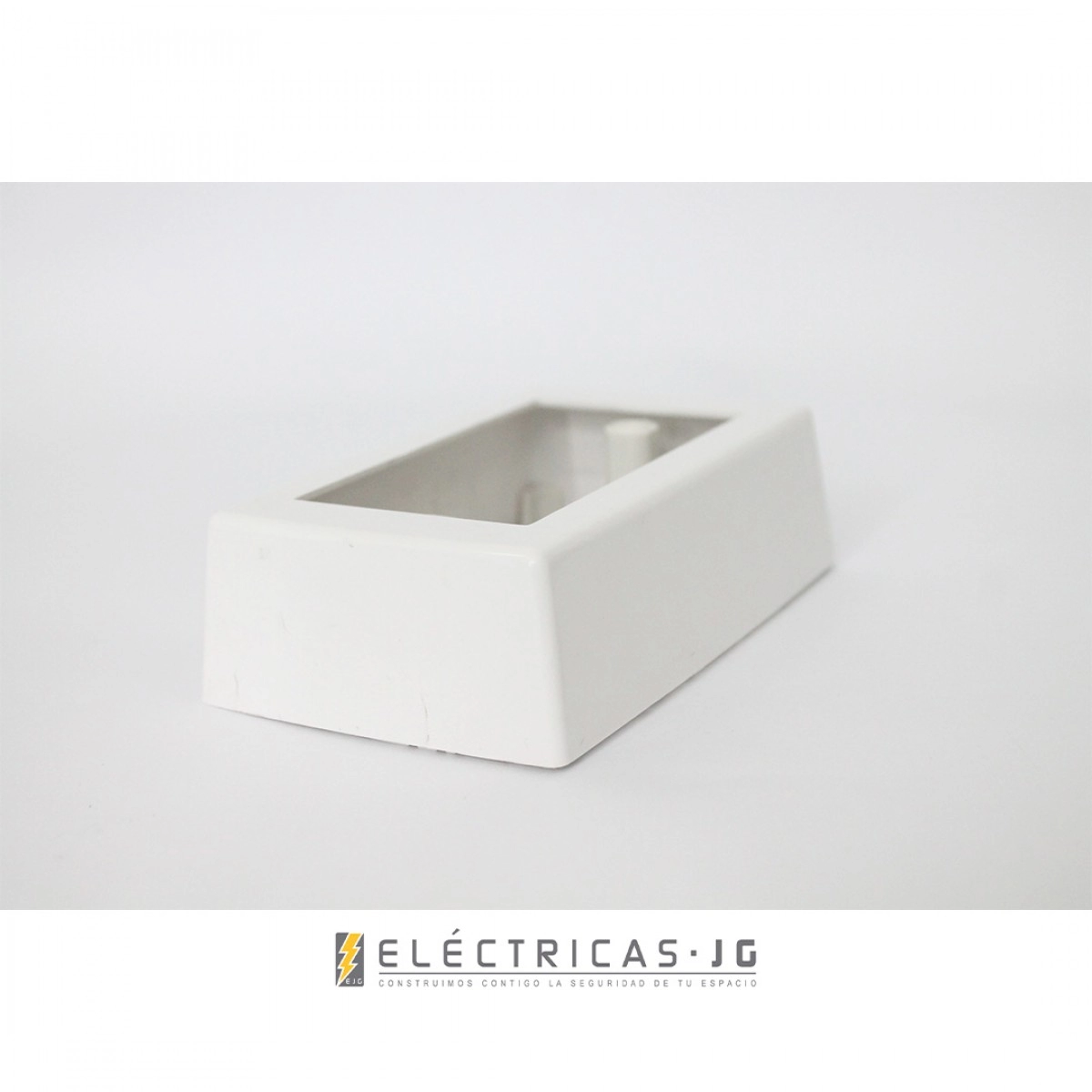 Caja Mecanismos/Toma Doble Sobreponer Tipo Canaleta PVC