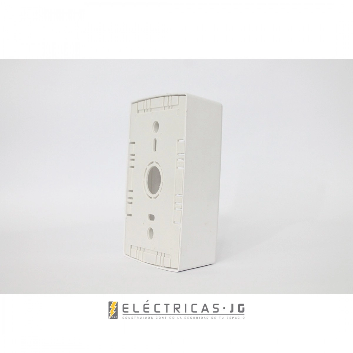 Caja Mecanismos/Toma Doble Sobreponer Tipo Canaleta PVC