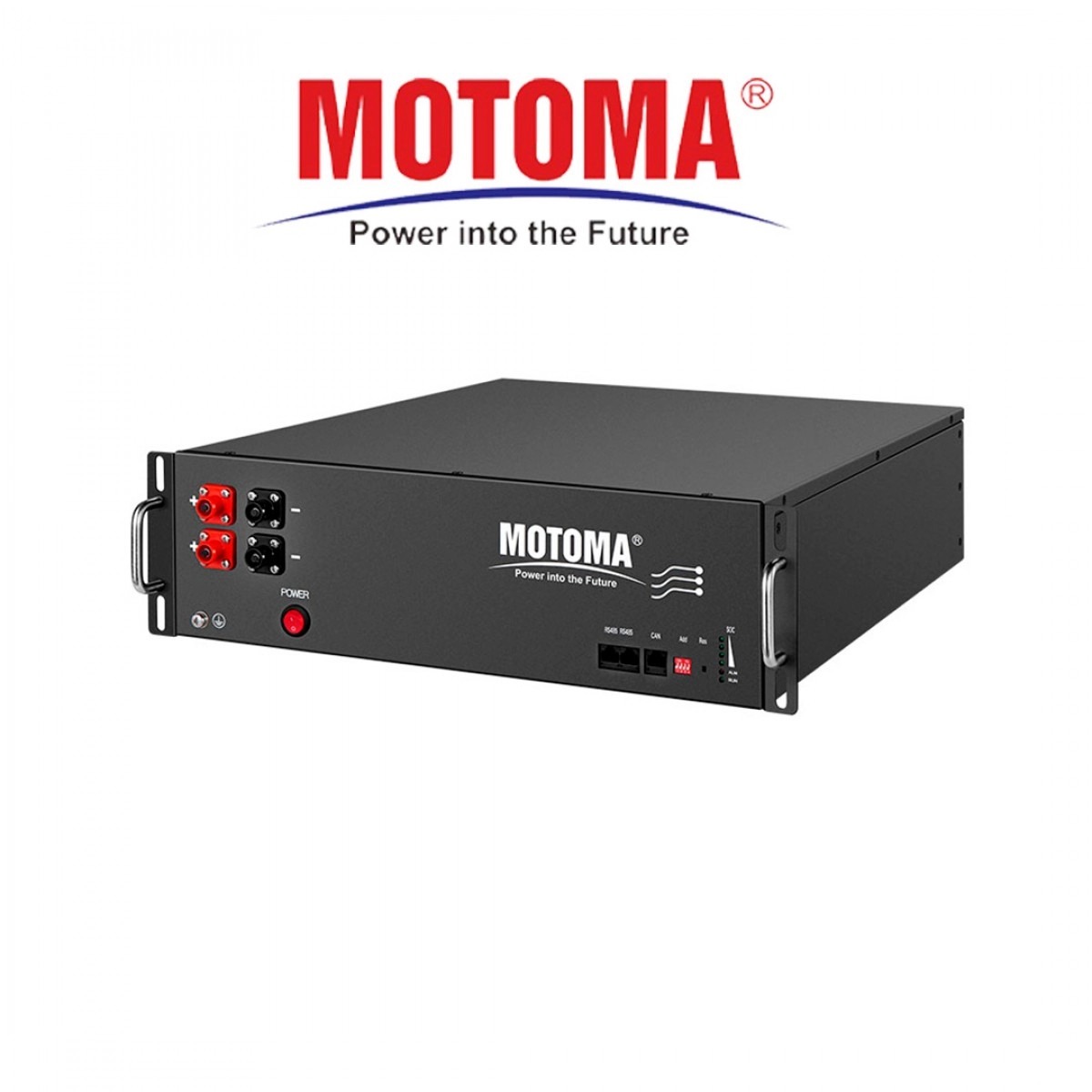 Batería de Litio Motoma 51.2V-100AH 5000 CICLOS-80% W:45Kg RACK