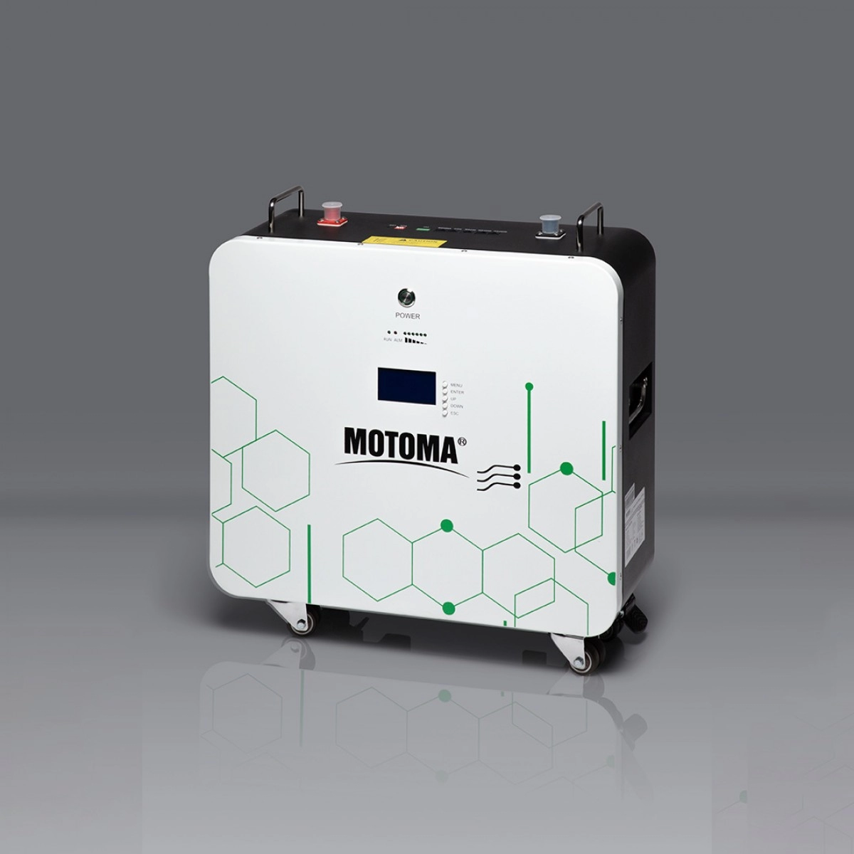 Batería de Litio Motoma 25.6V-200AH 5000 CICLOS-80% W:53Kg Pared