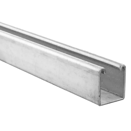 Riel Chanel ranurado 41X21Mmx3M