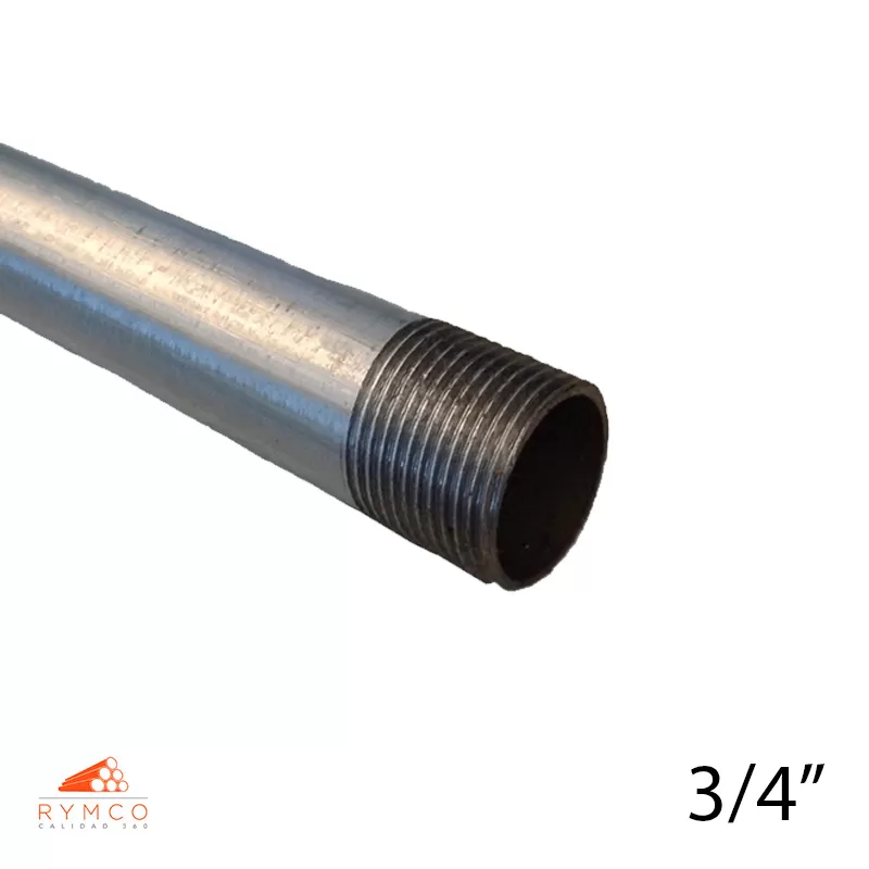 Tubo Galvanizado IMC Rymco de 3/4 x 3Mts