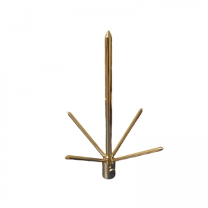 Pararrayos Franklin Bronce 5 Puntas