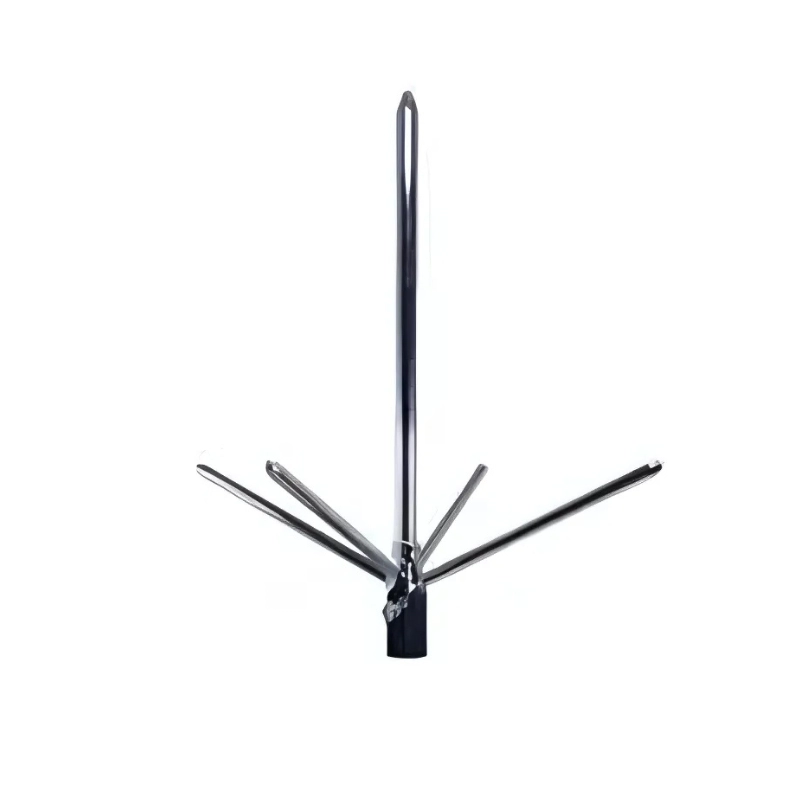 Pararrayo En Aluminio Cromado 5 Puntas Eco