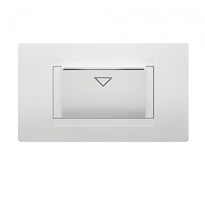 Interruptor Premium Tarjetero Blanco