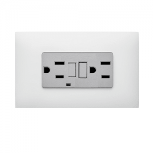 Tomacorriente Doble Gfci 15a Blanco Veto