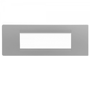 Placa Premium 6H + Bastidor Silver Plata