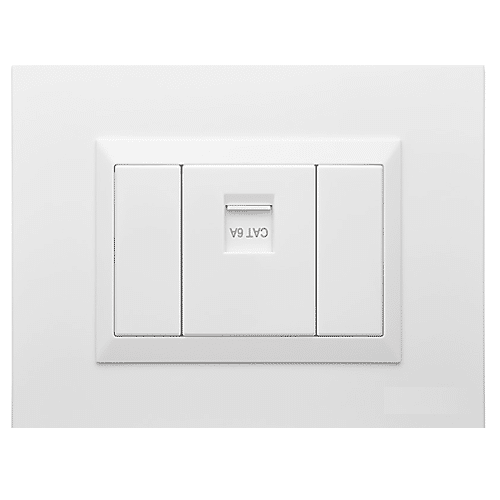 Jack Plura Datos Rj45 Cat6 Blanco