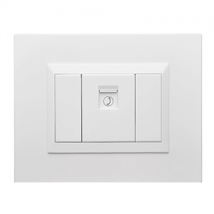 Jack Plura Telefono Rj25 Sencillo Blanco