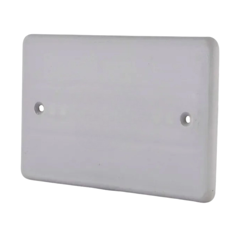 Tapa Plástica Rectangular Gris