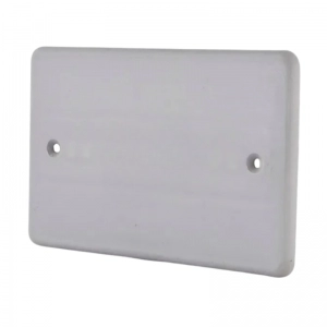 Tapa Plástica Rectangular Gris