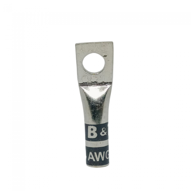Terminal En Cobre Estañado Corto 4 AWG