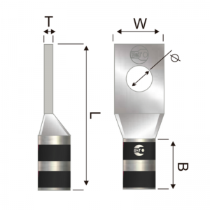 Terminal En Cobre Estañado Corto 750 Kcmil