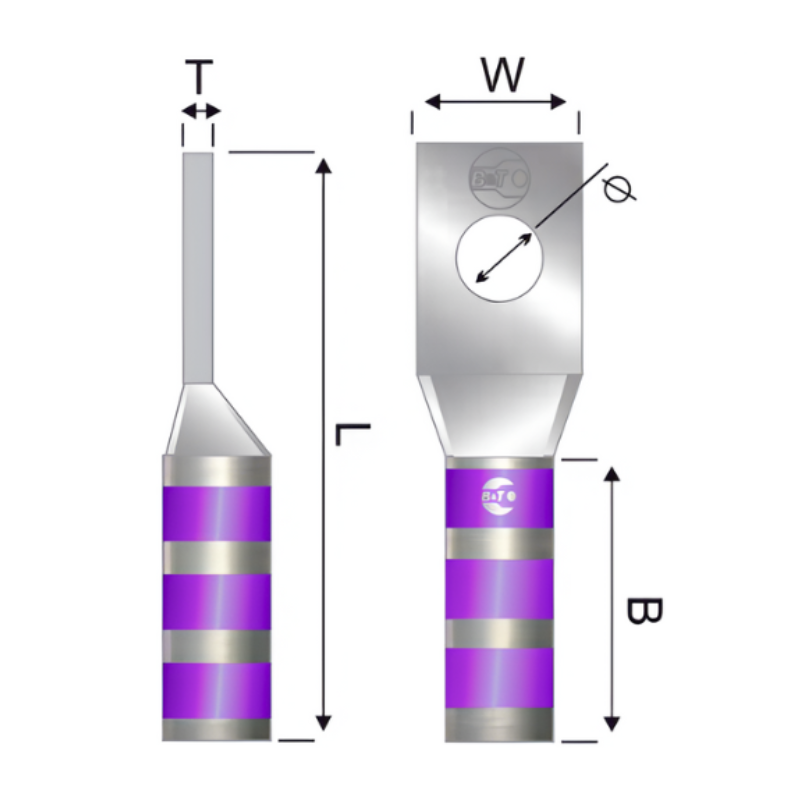Terminal En Cobre Estañado 4/0 AWG